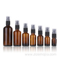 Amber 100 ml spray glass essential oil bottles